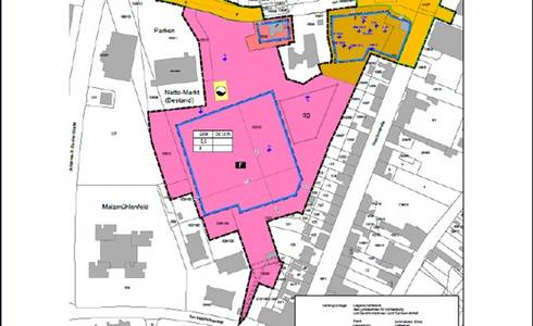 Auslegung des Bebauungsplanes der Innenentwicklung Nr. 53 „Am Stadtfeld“, 2. Änderung (Entwurf)