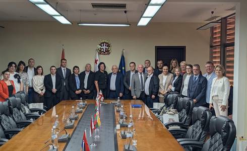 Schönebeck zu Gast in Mtskheta © Stadt Schönebeck (Elbe) Delegation besucht die georgische Partnerstadt