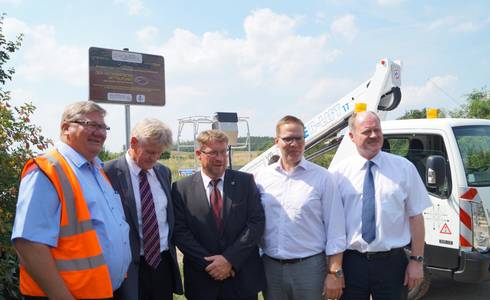 Mittelpunkt des Landes Sachsen-Anhalt liegt in Schönebeck (Elbe)