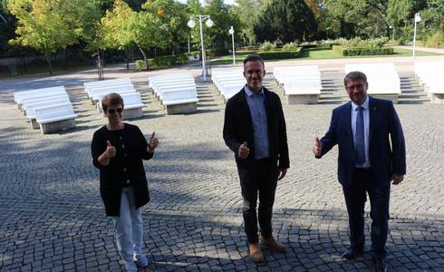 Foto: v.l.n.r.: Sibylle Schulz, Stephan Trappe, Bert Knoblauch