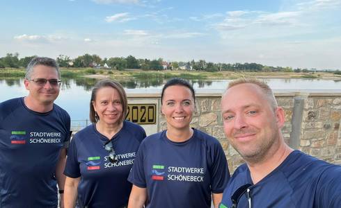 Laufgruppe trainiert für Drei-Brücken-Lauf