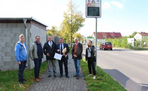 Foto: v.l.n.r.: Jens-Uwe Farken, Guido Schmidt, Andreas Sosniczka, Bert Knoblauch, Prof. Dr. Martin Kütz, Jana Reichmann