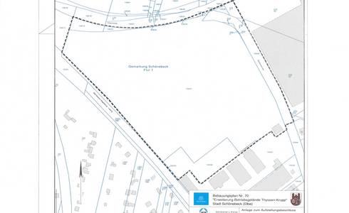 Bebauungsplan Nr. 70 "Erweiterung Betriebsgelände Thyssen-Krupp" (Vorentwurf)