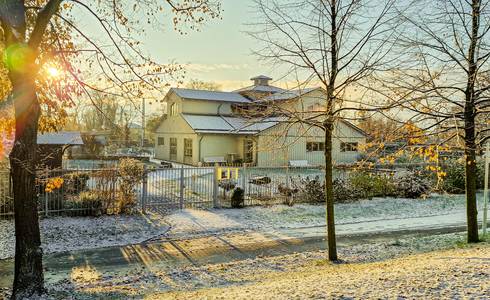 Kunsthof Schausiedehaus im Winter