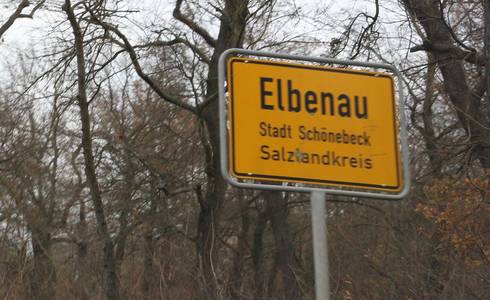 Ortsschild Elbenau