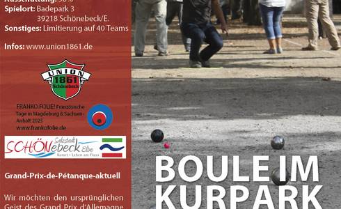 Boule im Kurpark © Veranstalter Pétanque-Turnier