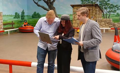 Foto: (v.l.n.r Stephan Schulle, Janine Stoisiek, Sebastian Weyl)