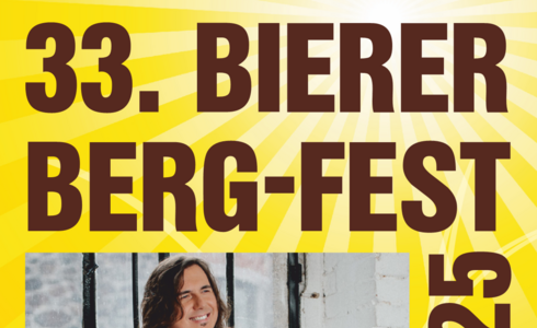 Deckbild des Flyers zum 33. Bierer Berg Fest.