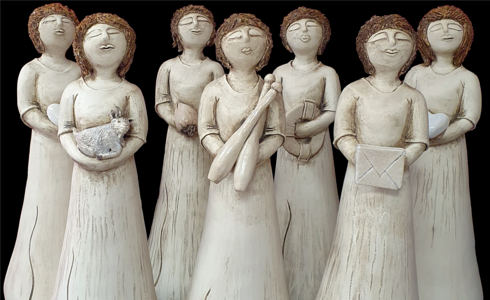 Skulpturen für die Salzlandfrauen 2026.