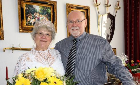 Feierten Goldene Hochzeit: Brigitte und Harald Bahr von Ehrenberg.
