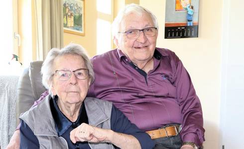 Annerose und Dieter Flacke feierten Gnadenhochzeit. © Stadt Schönebeck (Elbe) Annerose und Dieter Flacke feierten Gnadenhochzeit.