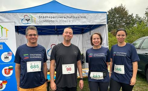 Städtepartnerschaftsverein beim Drei-Brücken-Lauf