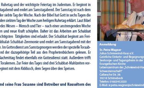 Schabbat 2021 Schalomwoche